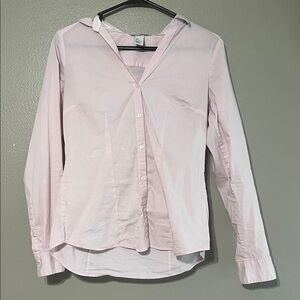 H&M Soft Pink Long Sleeve Shirt